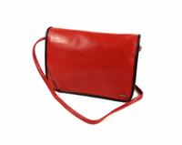 Dames soft schoudertasje portemonnee Rood Zwart