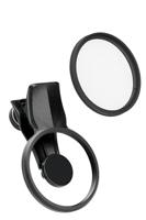 EXAPRO Smartphone Lens Filter Clip + Anamorflare Clear Filter Set, Ray-Like Flare Effect, forφ49mm Lens Filter, Roterend Frame Type, Compatibel met iPhone/Android, EXP-FCAF-03CL