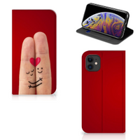 Apple iPhone 11 Hippe Standcase Liefde - Origineel Romantisch Cadeau - thumbnail