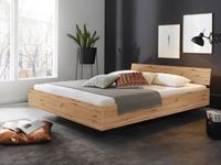 Bed IXANA 160x200 cm artisan eik met hoofdeinde - thumbnail