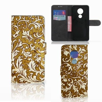 Wallet Case Motorola Moto G7 Power Barok Goud Wallet Case Motorola Moto G7 Power Barok Goud