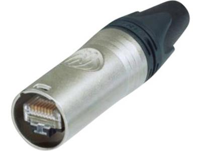 Neutrik NE8MX6 RJ45 etherCON CAT6 A connectoren Stekker, recht Aantal polen: 8P8C Nikkel 1 stuk(s) Neutrik NE8MX6 RJ45 etherCON CAT6 A connectoren Stekker, recht Aantal polen: 8P8C Nikkel 1 stuk(s)