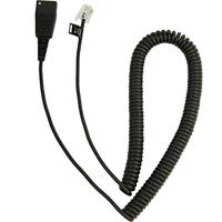 Jabra Kabelonderste deel QD naar RJ10 (Lucent/Cisco, 2 m, spiraal)