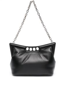 Alexander McQueen sac porté épaule The Grip en cuir - Noir