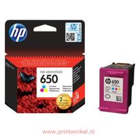 HP 650 Origineel Cyaan, Magenta, Geel 1 stuk(s)