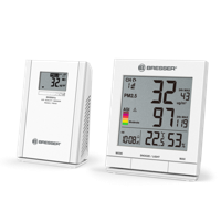 BRESSER PM 2,5 / PM 10 Fijnstofmonitor met draadloze sensor