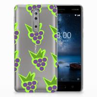 Nokia 8 Siliconen Case Druiven