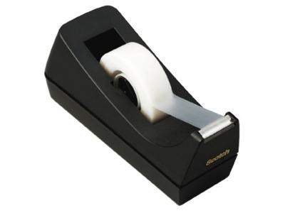 Plakbandhouder scotch c38 zwart