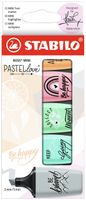 Markeerstift STABILO Boss mini Pastellove etui ÃƒÆ' 5 kleuren - thumbnail