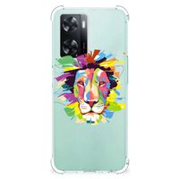 OPPO A57 | A57s | A77 4G Stevig Bumper Hoesje Lion Color