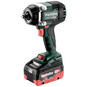 Metabo SSW 18 LTX 800 BL 602403660 Accu-slagmoersleutel 800 Nm  18 V Aantal meegeleverde accus: 2 5.5 Ah LiHD Incl. 2 accus, Brushless, Incl. koffer