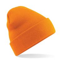 Beechfield basic winter muts/beanie - oranje - acryl - volwassenen - Winter Essentials/accessoi - thumbnail