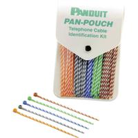 Panduit PP5X50F PP5X50F Kabelbinder 102 mm 2.50 mm Blauw, Oranje, Groen, Bruin, Grijs Met kleurkenmerk 250 stuk(s)