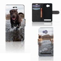 Huawei Y3 2 | Y3 II Telefoonhoesje met Pasjes Honden Labrador