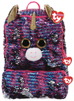 Ty Plush - Sequin Square Backpack - Rosette the Unicorn (TY95058)