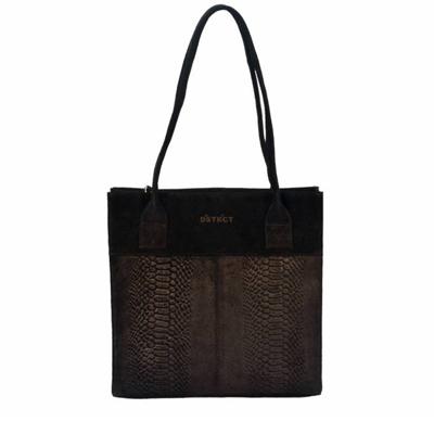 DSTRCT Portland Road Leren Dames Small Shopper Black