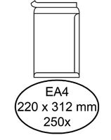 Envelop Hermes akte EA4 220x312mm zelfklevend wit 250stuks