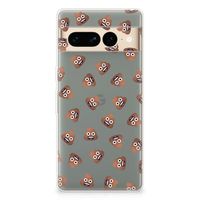 TPU bumper voor Google Pixel 7 Pro Poep Emojis - thumbnail