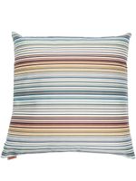 Missoni Home coussin carré à rayures - Bleu