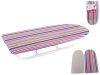 Tafel Strijkplank - Strijkplank - Kleine strijkplank - Strijkplank om Mee te nemen - Camping Strijkplank - Metaal - Textiel - 60x30x4cm