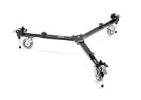 Manfrotto MDOLLYVR Dolly verstelbaar met verstelbare voeten, vergrendelfunctie, omvang tot 114 cm, zwart
