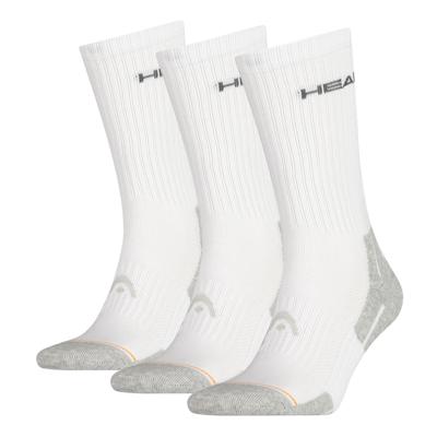 Head Crew Sock 3-pack White-43-46