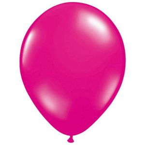 Magenta Metallic Ballonnen 10 stuks