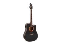 DIMAVERY ASW-60 Grande Westernguitar, black