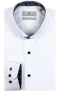 Thomas Maine Tailored Fit Overhemd wit, Effen