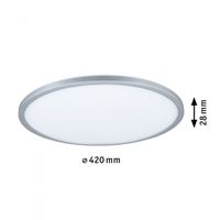 Paulmann Atria Shine 70992 LED-plafondlamp 22 W Warmwit Chroom (mat) - thumbnail