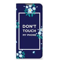 OPPO Reno8 Lite Design Case Flowers Blue DTMP