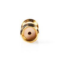 Nedis SMA-Adapter | SMA Female | SMA Female | Verguld | 50 Ohm | Recht | Koper | Goud | 2 Stuks | Doos - CSGB02940GD - thumbnail