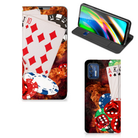 Motorola Moto G9 Plus Hippe Standcase Casino - thumbnail