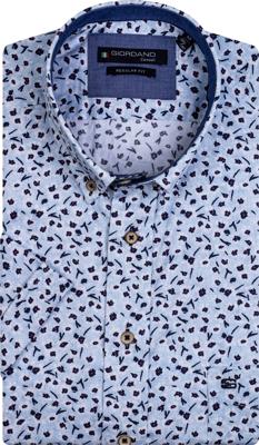 Giordano Overhemd Korte Mouwen Bloemetjes Print Button Down Giordano Overhemd Korte Mouwen Bloemetjes Print Button Down