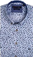 Giordano Overhemd Korte Mouwen Bloemetjes Print Button Down