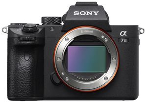 Sony α 7 III MILC body 24,2 MP CMOS 6000 x 4000 Pixels Zwart