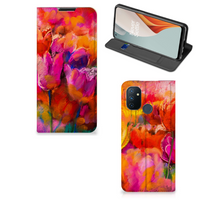 Bookcase OnePlus Nord N100 Tulips - thumbnail