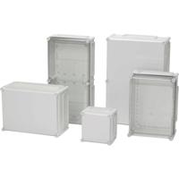 Fibox PC 1919 18 G-2FSH Installatiebehuizing 190 x 190 x 180 Polycarbonaat Grijs-wit (RAL 7035) 1 stuk(s)