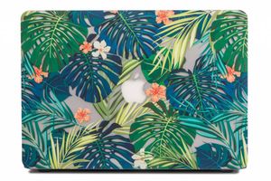 Lunso MacBook Pro 15 inch (2016-2020) cover hoes - case - Tropical leaves