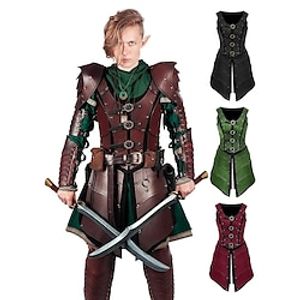 Retro vintage Punk Gothic Middeleeuws Renaissance Cosplay kostuum Wapens en Harnassen Borstbeschermer Krijger Viking Schildmaagd Walhalla Dames Halloween Prestatie LARP Ren Faire Schouder Pantser Lightinthebox