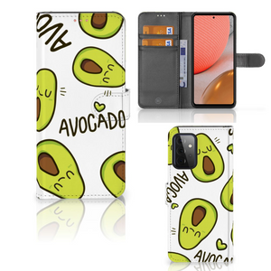 Samsung Galaxy A72 Leuk Hoesje Avocado Singing