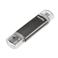 Hama FlashPen Laeta Twin USB-stick smartphone/tablet Grijs 16 GB USB 2.0, Micro-USB 2.0 - thumbnail