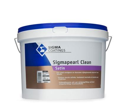 sigma sigmapearl clean satin donkere kleur 10 ltr