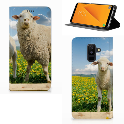 Samsung Galaxy A6 Plus (2018) Hoesje maken Schaap en Lammetje