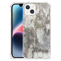 Apple iPhone 14 Plus Anti-Shock Hoesje Beton Print