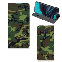 OPPO Reno2 Hoesje met Magneet Army Dark