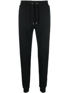 Moorer pantalon de jogging en coton à lien de resserrage - Noir