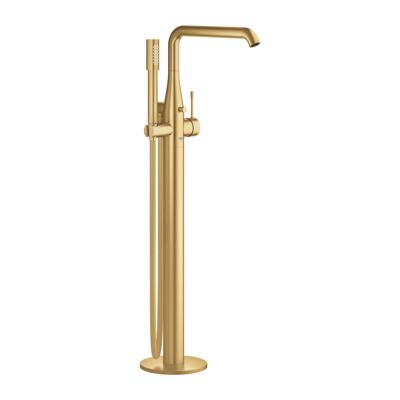 Grohe Essence New vrijstaande badkraan met douchegarnituur brushed cool sunrise Grohe Essence New vrijstaande badkraan met douchegarnituur brushed cool sunrise