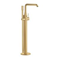 Grohe Essence New vrijstaande badkraan met douchegarnituur brushed cool sunrise