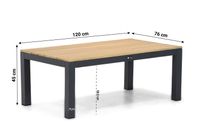 Santika Shadow lounge tafel 120x70 cm - thumbnail